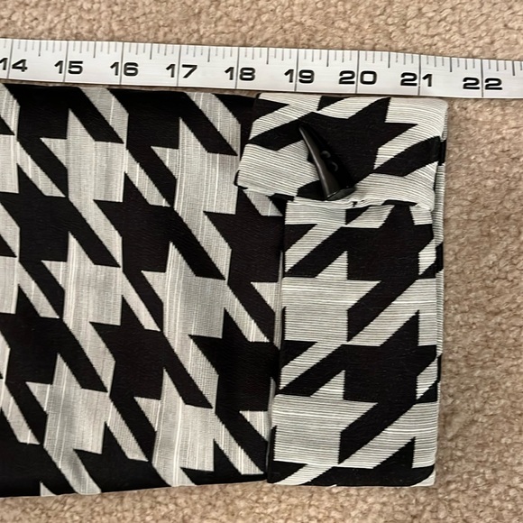 NEW ala Bala Houndstooth Pleated Shacket – Statement Button-Down Blazer (XL) - Picture 11 of 17